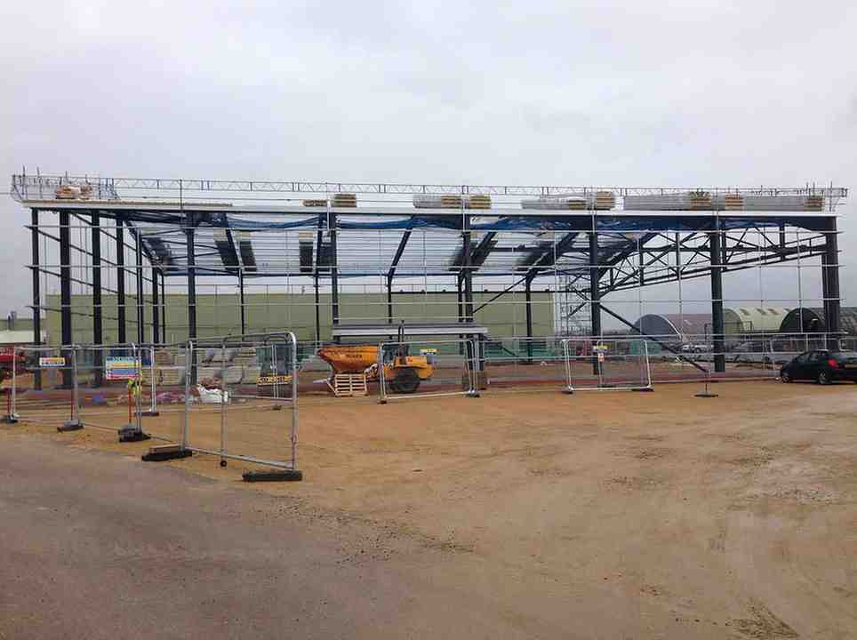 Duxford Aircraft Hanger - Warehouse built using the Leofric Enterprise system