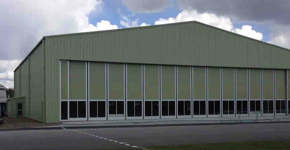 Imperial War Museum Duxford Aircraft Hanger After Completion