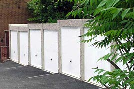 Battery Garages Stepped Block